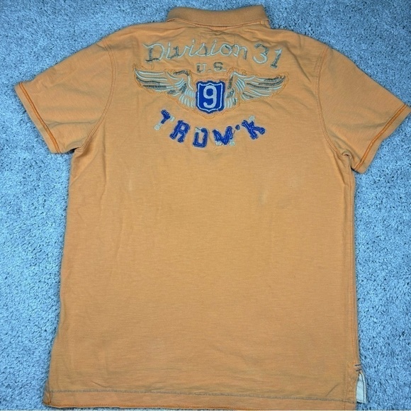 American Eagle Shirt Mens Extra Large Vintage Fit Polo Classic Preppy Work Basic - Picture 5 of 5